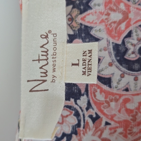 Nurture By Westbound Floral Boho Ruffled Tiered Dress, NWT, Large - Picture 2 of 13